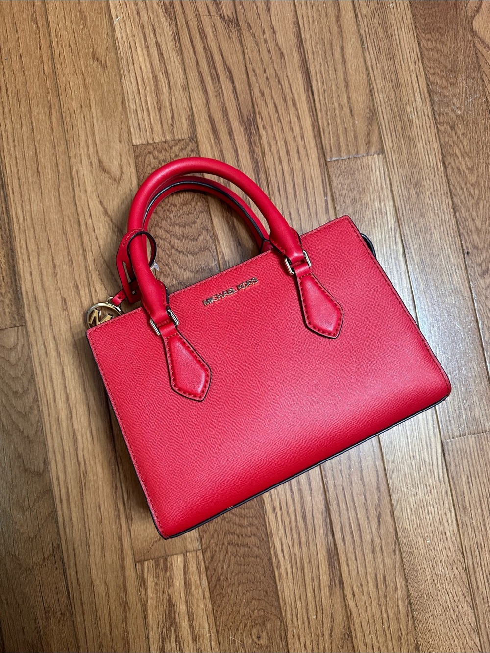 NWT Michael Kors Sheila Bright Red Purse